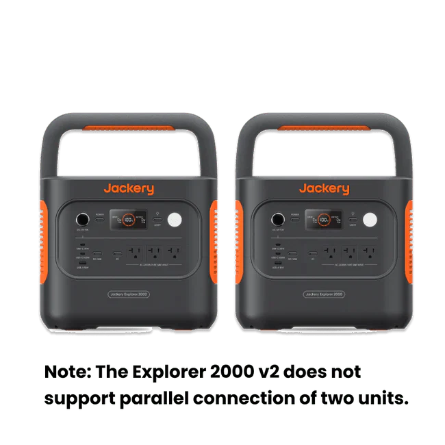 2 x Jackery Solar Generator 2000 v2 + 2 x SolarSaga 200W Portable Solar Panel