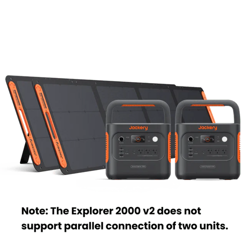 2 x Jackery Solar Generator 2000 v2 + 2 x SolarSaga 200W Portable Solar Panel