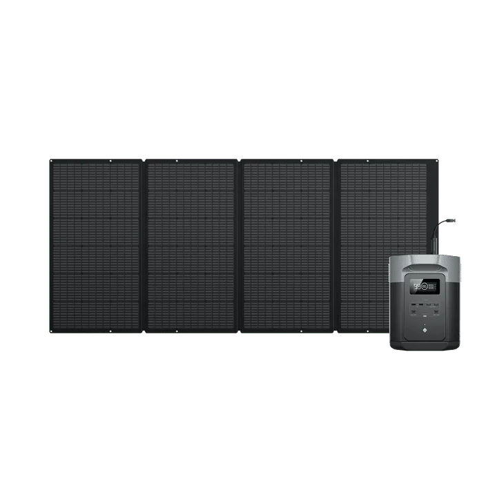 EcoFlow DELTA 2 Max + 160W Portable Solar Panel