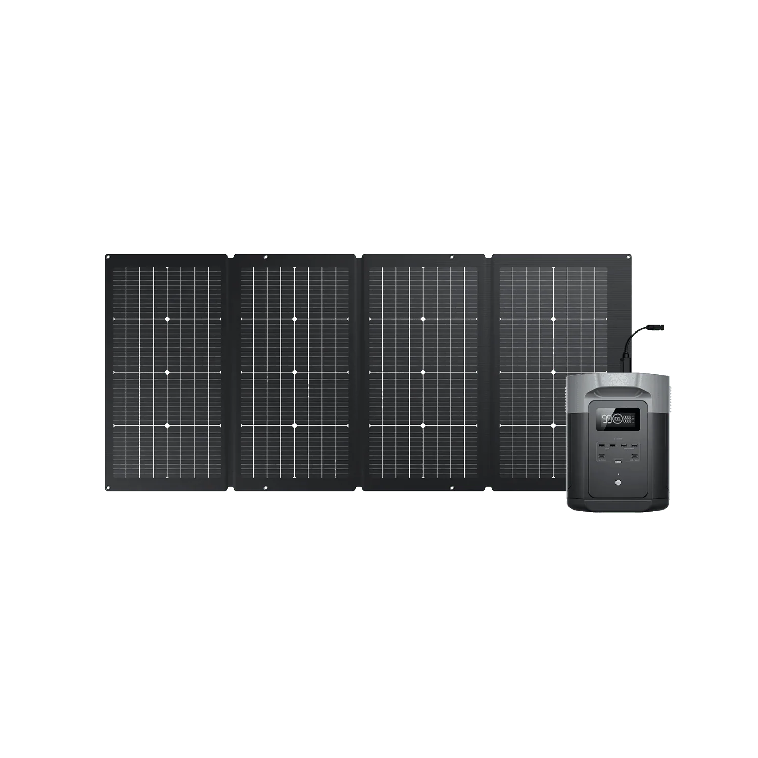 EcoFlow DELTA 2 Max + 220W Portable Solar Panel