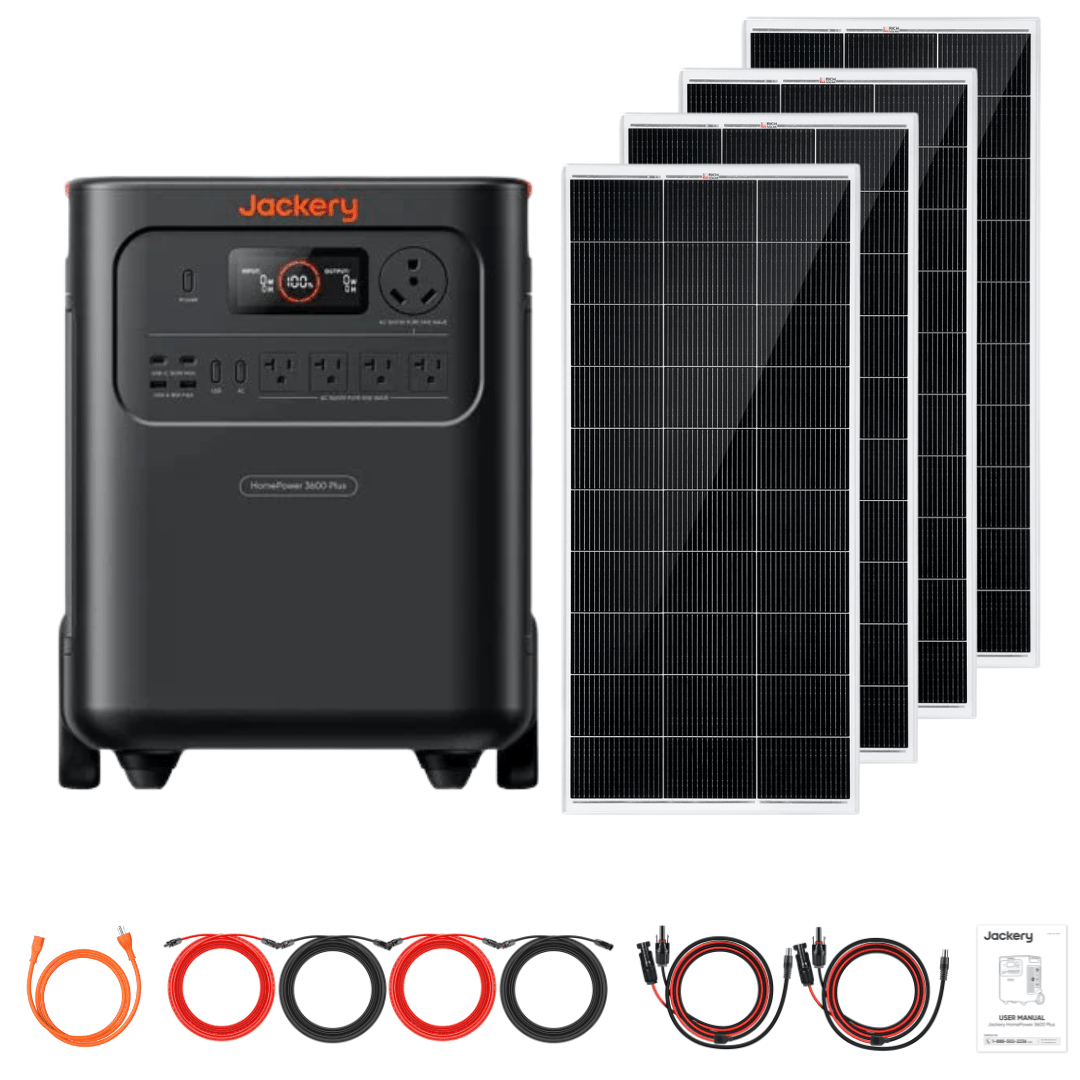 Jackery HomePower 3600 Plus + Custom Solar Panels Kits